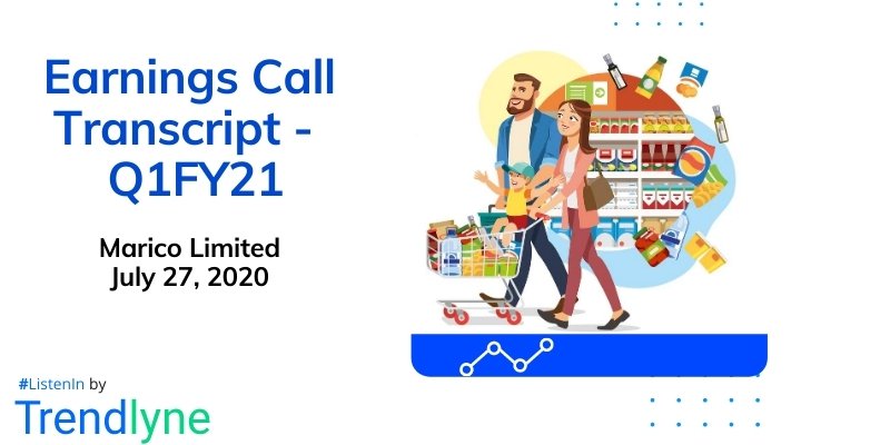 Earnings Call Transcript - Q1FY21 for Marico Limited