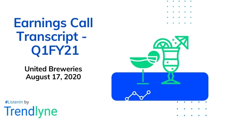 Earnings Call Transcript - Q1FY21 for United Breweries