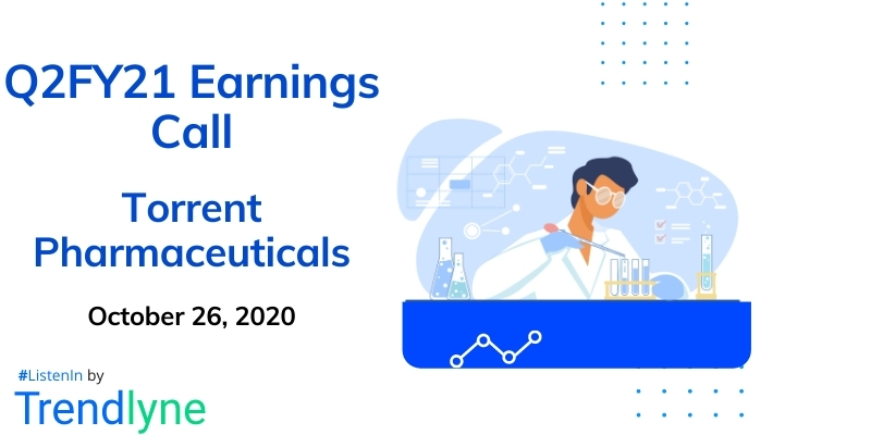 Earnings Call for Q2FY21 Torrent Pharmaceuticals