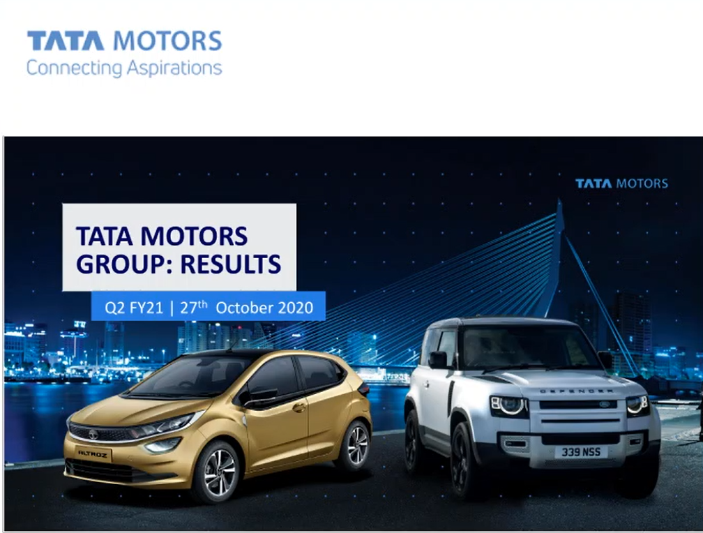 Earnings Call for Q2FY21 Tata Motors