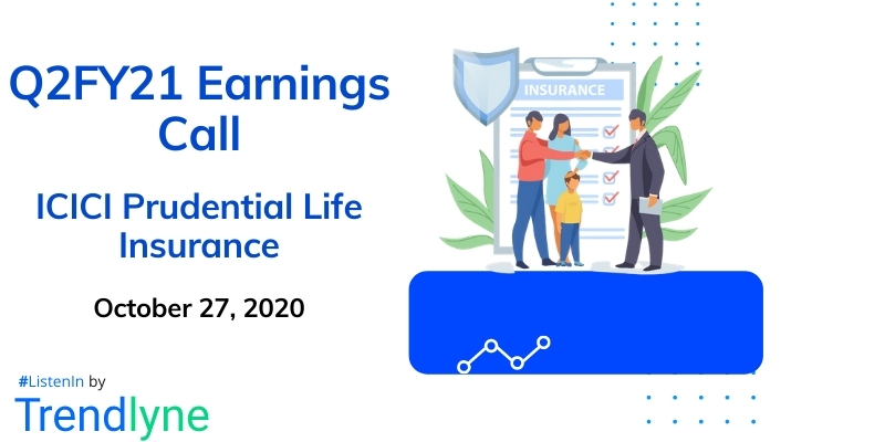 Earnings Call for Q2FY21 ICICI Prudential Life Insurance Company