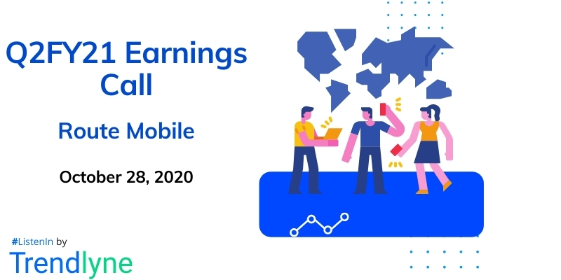 Earnings Call for Q2FY21 Route Mobile