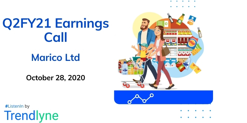 Earnings Call for Q2FY21 for Marico 