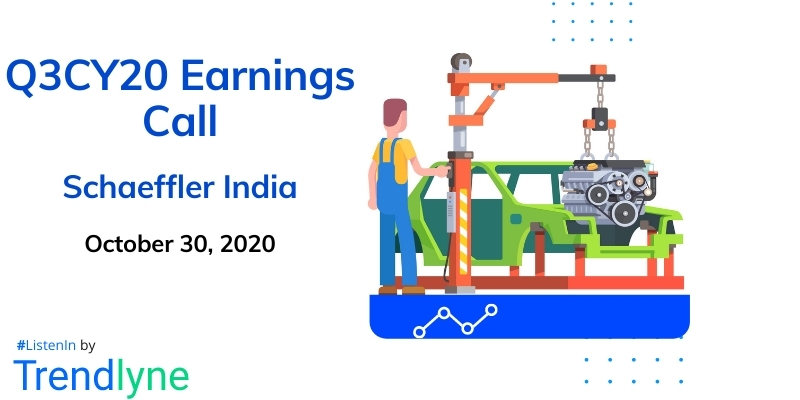 Earnings Call for Q3CY20 of Schaeffler India