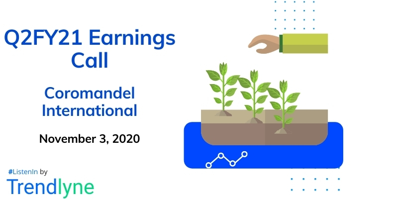 Earnings Call for Q2FY21 of Coromandel International