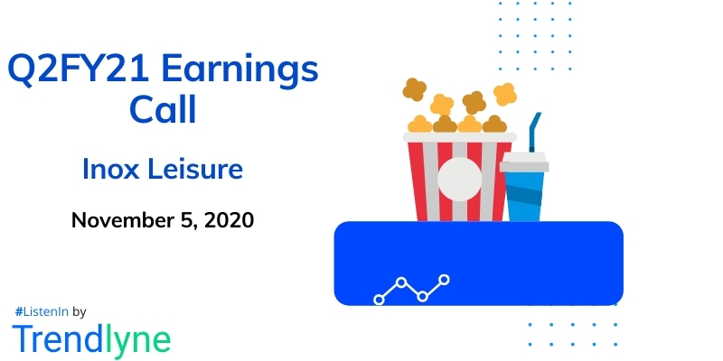 Earnings Call for Q2FY21 of Inox Leisure