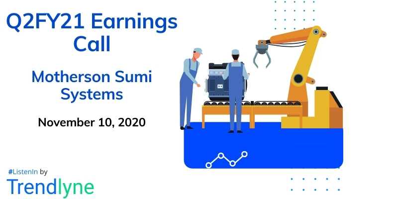 Earnings Call for Q2FY21 of Motherson Sumi Systems