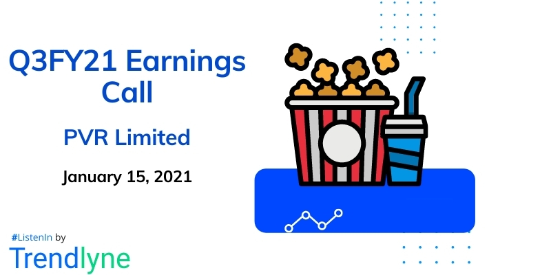Earnings Call for Q3FY21 PVR Ltd.