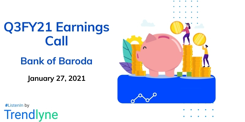 Earnings Call for Q3FY21 of Bank of Baroda