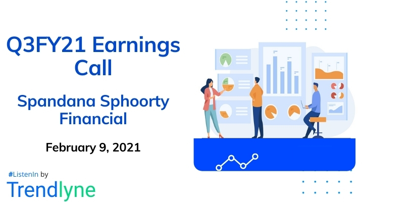 Earnings Call for Q3FY21 of Spandana Sphoorty Financial