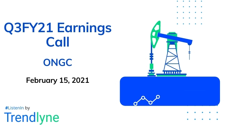 Earnings Call for Q3FY21 of Oil And Natural Gas Corporation (ONGC)