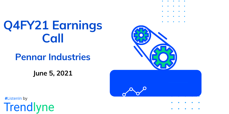 Earnings Call for Q4FY21 of Pennar Industries