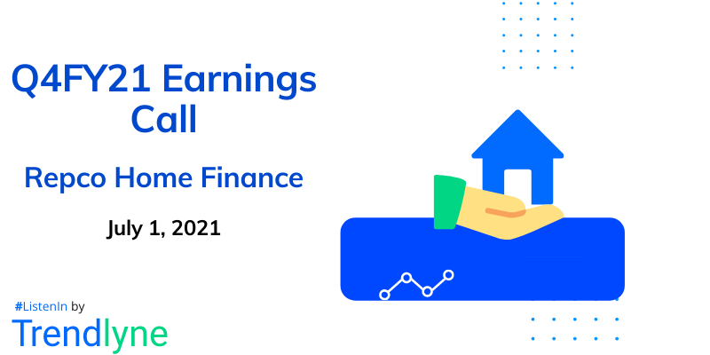 Earnings Call for Q4FY21 of Repco Home Finance
