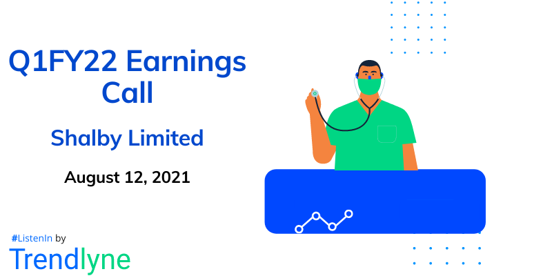 Earnings Call for Q1FY22 of Shalby Ltd.