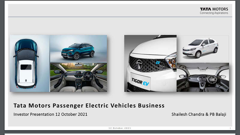 Tata Motors Conference Call: New Investments in Electric Vehicles Business