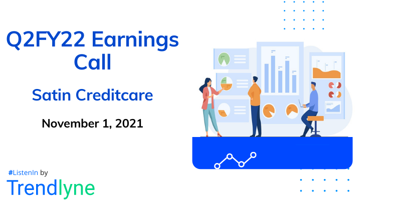 Earnings Call for Q2FY22 of Satin Creditcare Network