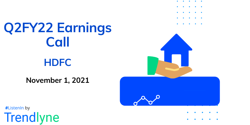 Earnings Call for Q2FY22 of Housing Development Finance Corporation