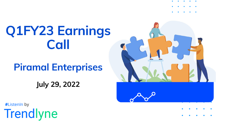 Results Earnings Call for Q1FY23 of Piramal Enterprises