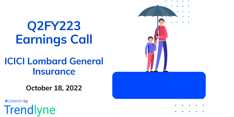 Results Earnings Call for Q2FY23 of ICICI Lombard General Insurance Company
