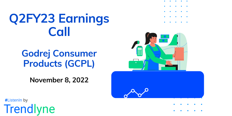 Results Earnings Call for Q2FY23 of Godrej Consumer Products
