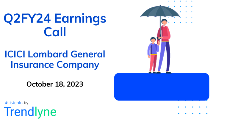 ICICI Lombard General Insurance Company Results Earnings Call for Q2FY24
