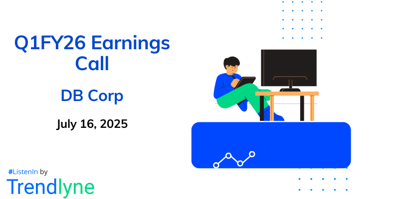DB Corp Results Earnings Call for Q1FY26