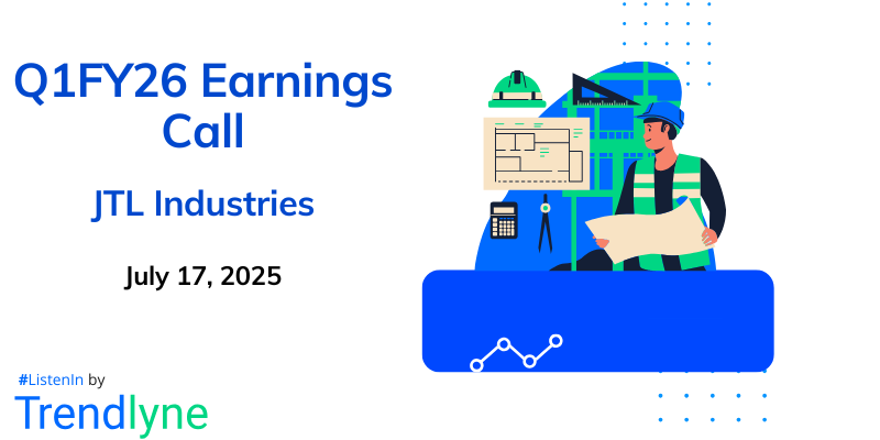 JTL Industries Results Earnings Call for Q1FY26