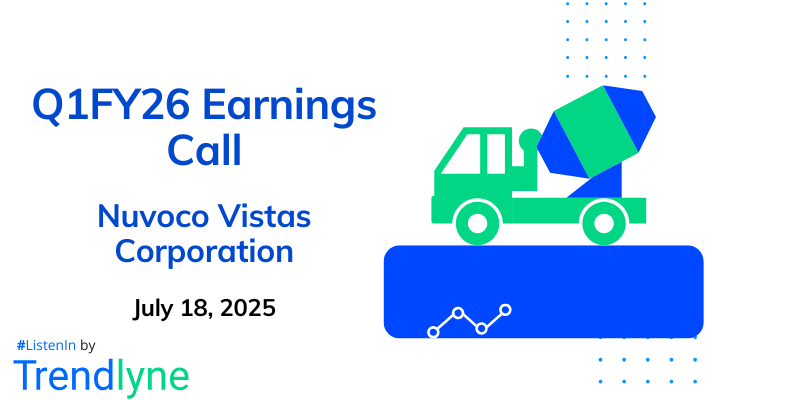 Nuvoco Vistas Corporation Results Earnings Call for Q1FY26