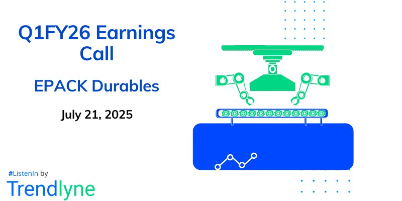 EPACK Durables Results Earnings Call for Q1FY26