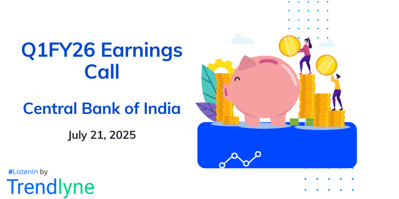 Central Bank of India Results Earnings Call for Q1FY26