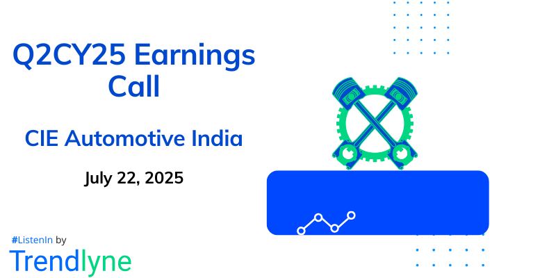 CIE Automotive India Results Earnings Call for Q2CY25
