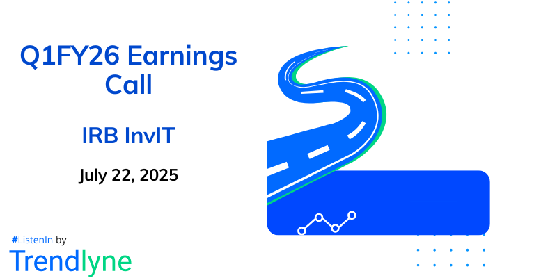 IRB InvIT Fund Results Earnings Call for Q1FY26