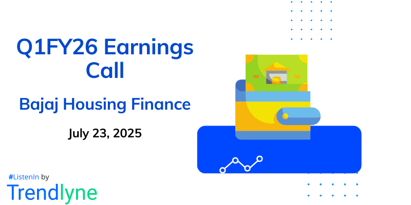 Bajaj Housing Finance Results Earnings Call for Q1FY26