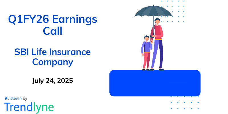 SBI Life Insurance Company Results Earnings Call for Q1FY26