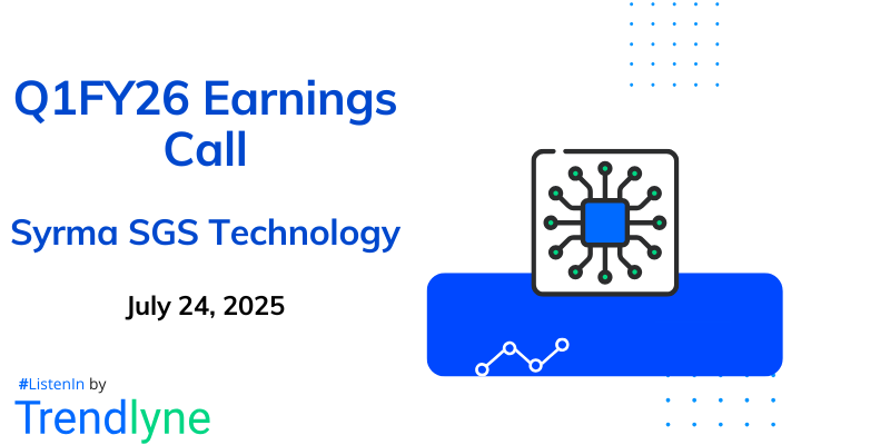 Syrma SGS Technology Results Earnings Call for Q1FY26