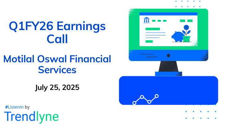 Motilal Oswal Financial Services Results Earnings Call for Q1FY26