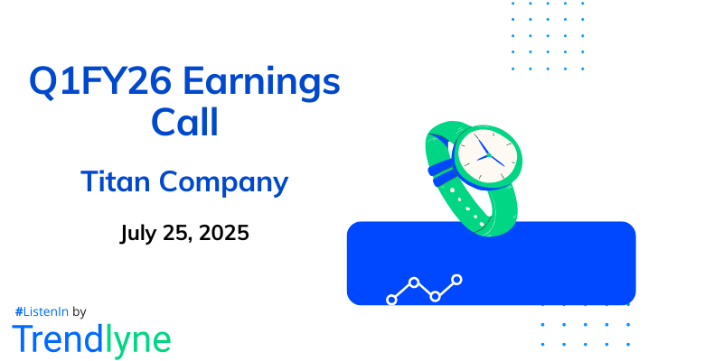 Titan Company Results Earnings Call for Q1FY26