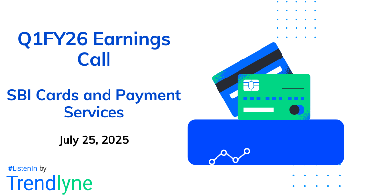 SBI Cards and Payment Services Results Earnings Call for Q1FY26