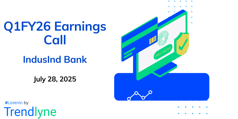 IndusInd Bank Results Earnings Call for Q1FY26