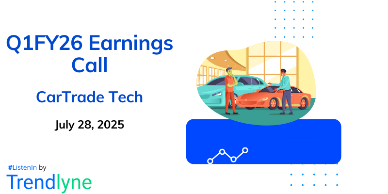 CarTrade Tech Results Earnings Call for Q1FY26