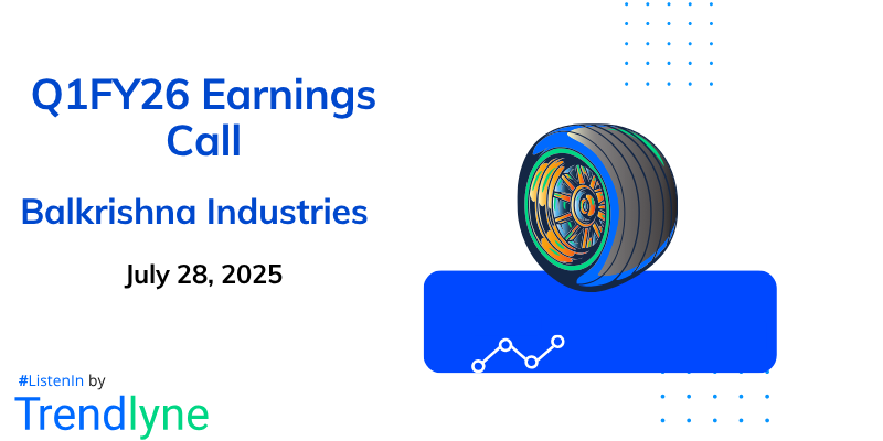Balkrishna Industries Results Earnings Call for Q1FY26