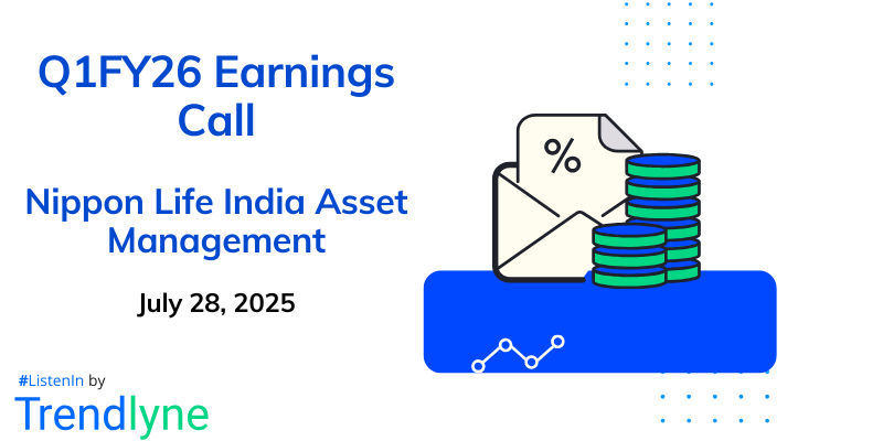 Nippon Life India Asset Management Results Earnings Call for Q1FY26