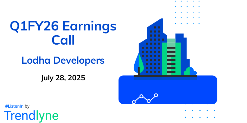 Lodha Developers Results Earnings Call for Q1FY26