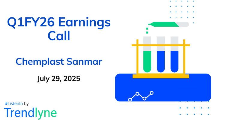 Chemplast Sanmar Results Earnings Call for Q1FY26