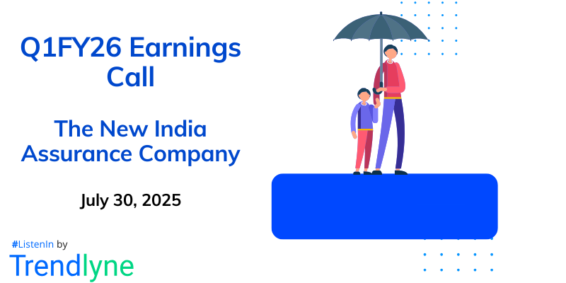 The New India Assurance Company Results Earnings Call for Q1FY26