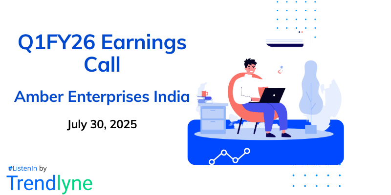 Amber Enterprises India Results Earnings Call for Q1FY26