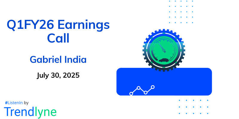 Gabriel India Results Earnings Call for Q1FY26