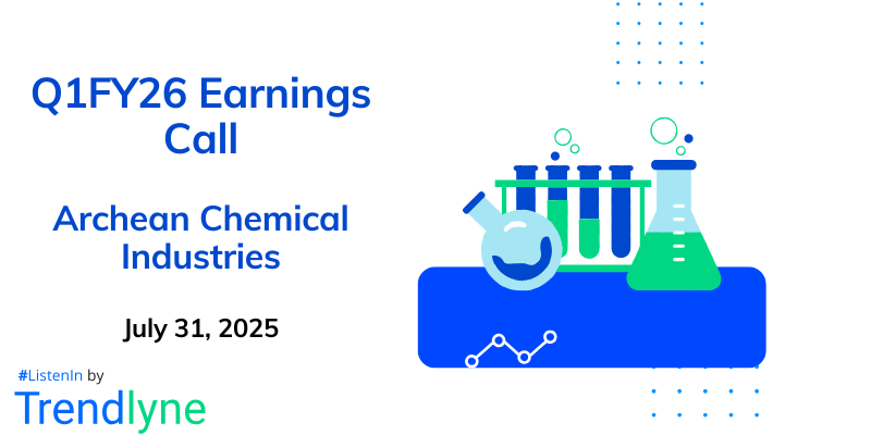 Archean Chemical Industries Results Earnings Call for Q1FY26