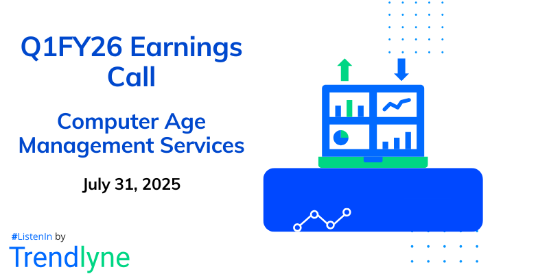 Computer Age Management Services Results Earnings Call for Q1FY26
