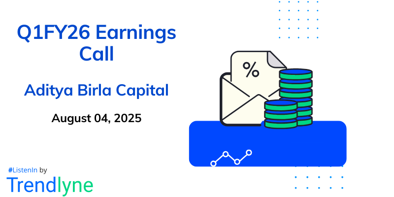 Aditya Birla Capital Results Earnings Call for Q1FY26